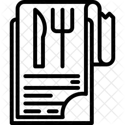 레스토랑 계산서  아이콘