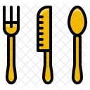 Kitchen Knife Fork Icon