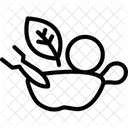 Restaurant De Nourriture Saine Nourriture Saine Icône