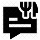 Restaurant Online Chat Icon
