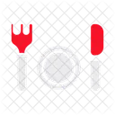 Restaurant Plate Cutlery Icon