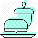 Restaurant Building Commercial Icon