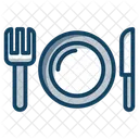 Couverts Couverts En Argent Couteau Fourchette Icon