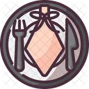 Plate Dinner Dish Icon