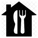 Restaurant Knife Fork House Icon