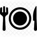 Restaurant Dinner Plate Icon