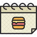 Restaurantkalender  Symbol