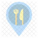 Restaurant Place Pin Icon