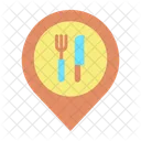 Mnearby Restaurants Restaurant Location Fast Food Location Icon