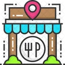 Restaurant Location Fast Food Location Meal Icon