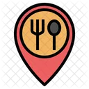 Restaurant Placeholder Pin Pointer Gps Map Location Icon