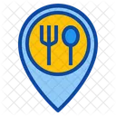 Restaurant Placeholder Pin Pointer Gps Map Location Icon