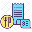 Restaurant Payment Restaurant Bill Payment Restaurant Invoice Payment Icon
