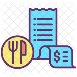 Restaurant Payment  Icon