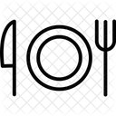Restaurant Plate  Icon