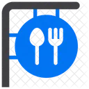 Restaurant Kuche Zeichen Symbol