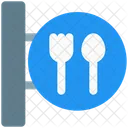 Restaurantschild Symbol