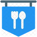 Restaurantschild Symbol