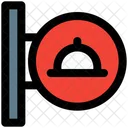 Restaurantschild  Symbol