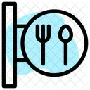 Restaurantschild  Symbol