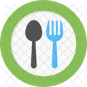 Dinnerware Fork And Icon