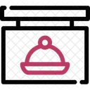 Restaurant Sign Board Icon