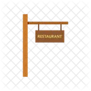 Restaurant Signboard Signboard Restaurant Icon