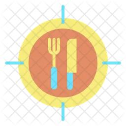 Restaurantstandort  Symbol