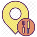 Mfast Food Pin Map Restaurantstandort Fastfoodstandort Symbol