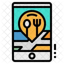 Standort Pin Handy Icon