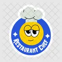 Chef Emoji Chef De Restaurante Cocinero Emoji Icono