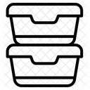 Vorratsbehalter Fur Essensreste Lebensmittelbehalter Lebensmittel Symbol