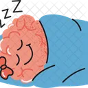 Resting The Brain Brain Cute Icon