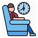 Relaxe Mulher Homem Ícone