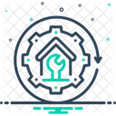 Restoration House Wrenchrepair Icon