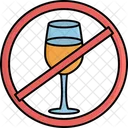 Restriccion De Vino Restriccion No Vino Icono