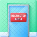 Restricted Area Stop Barrier Icon