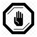 Restricted Area Sign Icon