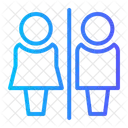 Restroom Sign Symbol 아이콘