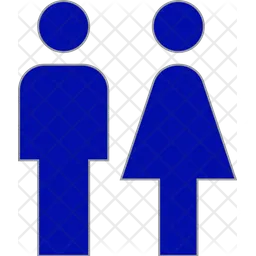 Restroom symbol  Icon