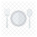 Resturant Hotel Plate Icon