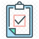 Result Clipboard Document Icon