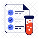Resultado De Laboratorio Informe De Laboratorio Prueba Medica Icono