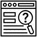 Busqueda Web En Linea Icono