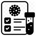 Teste De Laboratorio Teste Medico Relatorio De Teste Ícone