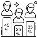 Resultados De La Votacion Resultados De Las Elecciones Resultados De Las Encuestas Icono
