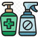 Sanitizer Bottle Spray Alcohol Icon