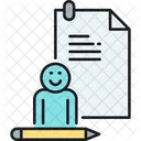 Resume Cv Profile Icon