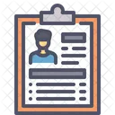 Resume Cv Employee Icon