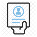 Resume Profile Document Icon